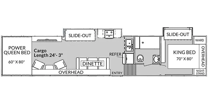 2022 Genesis Supreme Genesis 40GSXL floor plan