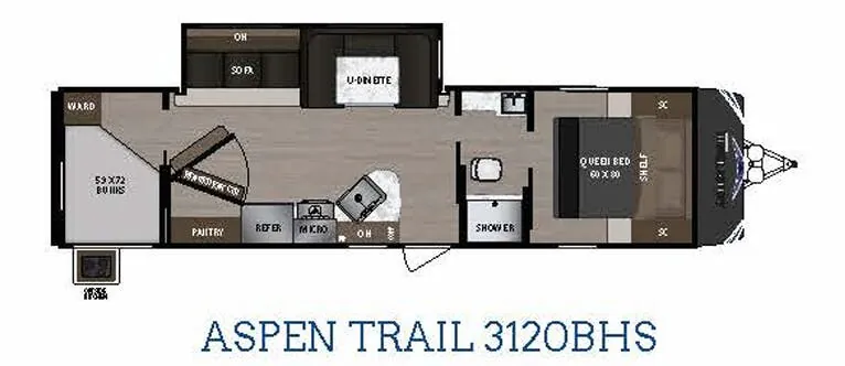 Dutchmen Aspen Trail 3120BHS floor plan