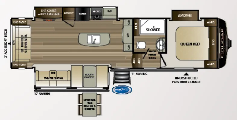 Keystone Cougar Half-Ton 30RLS exterior