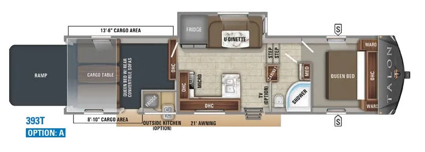 Jayco Talon 393T floor plan