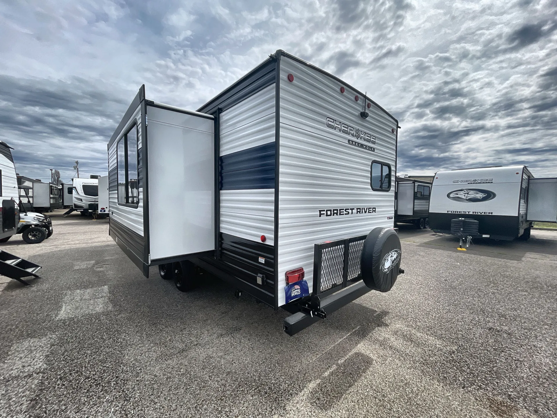 2026 Forest River Cherokee Grey Wolf 26SS — off campside