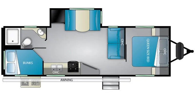Heartland Sundance Ultra-Lite SDTT 265 BH floor plan