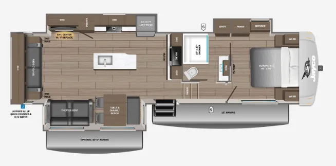2027 Jayco Eagle 31RLT floor plan