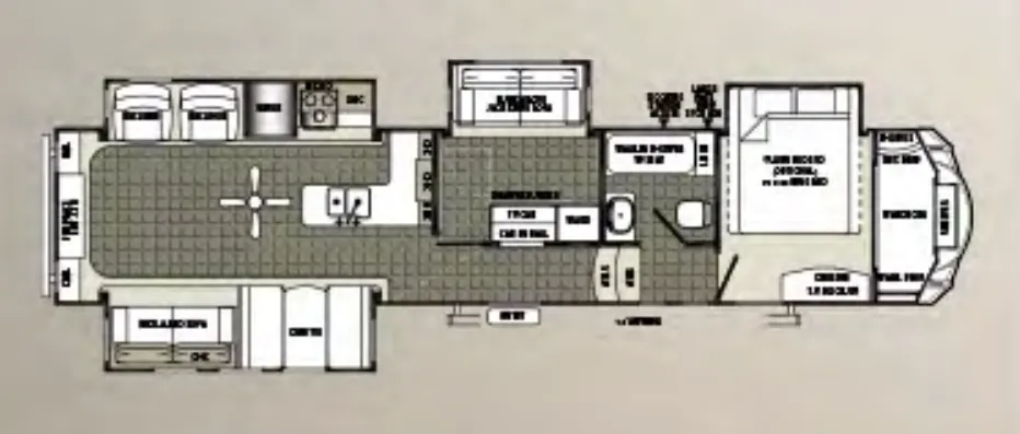 Forest River Sierra 371REBH floor plan