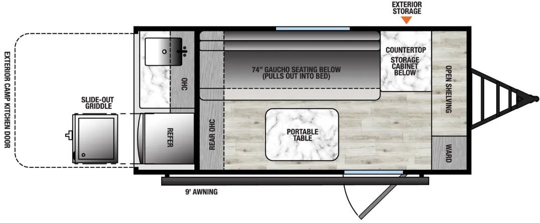 Coachmen Clipper ROK 9000ROK floor plan