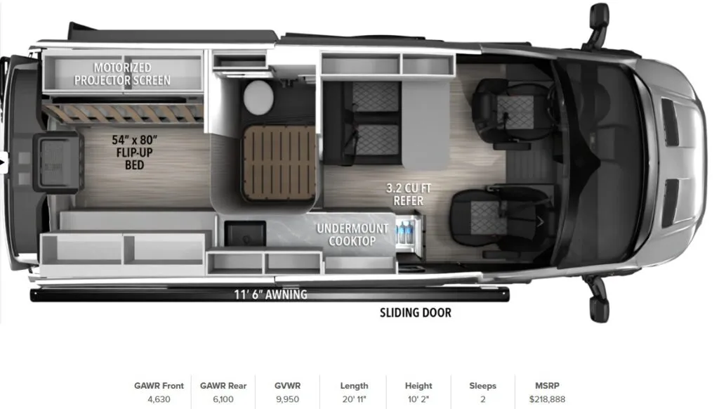 2026 Grand Design Lineage Series VT LVT1 floor plan