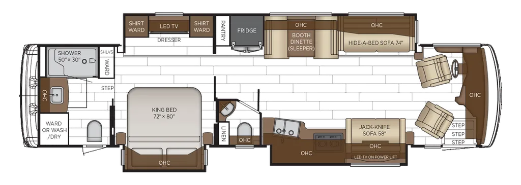 2026 Newmar Dutch Star 3836 floor plan