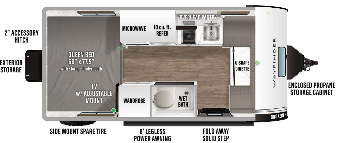 Wayfinder Go Beyond LTD 171FD floor plan