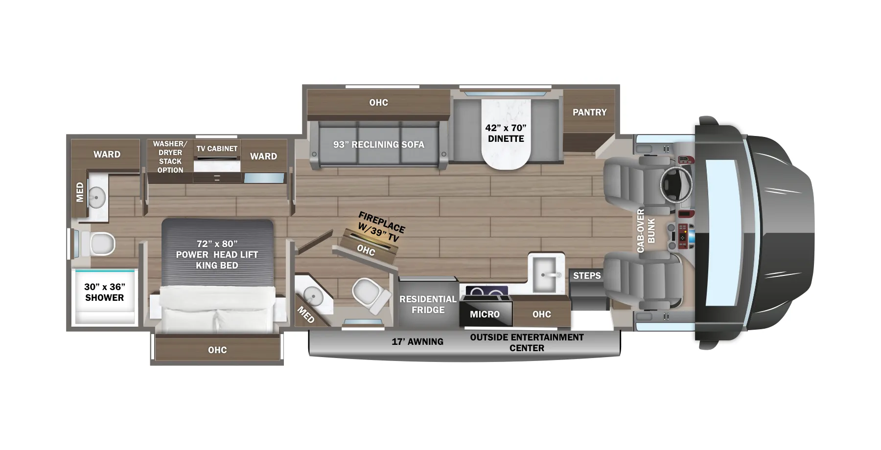 Jayco Seneca 37K floor plan