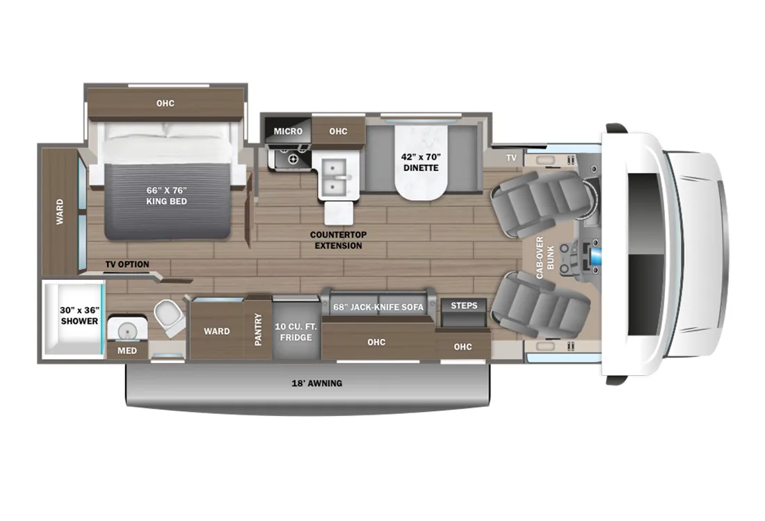 Entegra Coach Esteem 27U floor plan