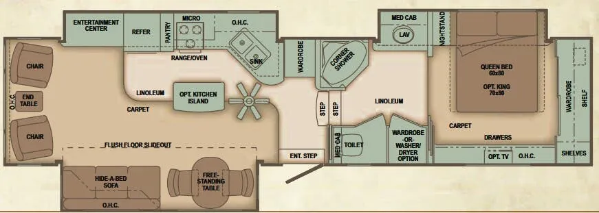 2010 Carriage Cameo 37KS3 floor plan