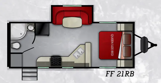 Cruiser RV Fun Finder 21 RB floor plan