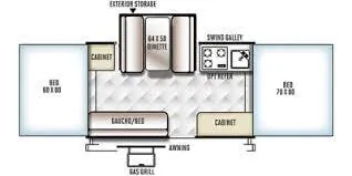 Forest River Flagstaff MAC 228D floor plan