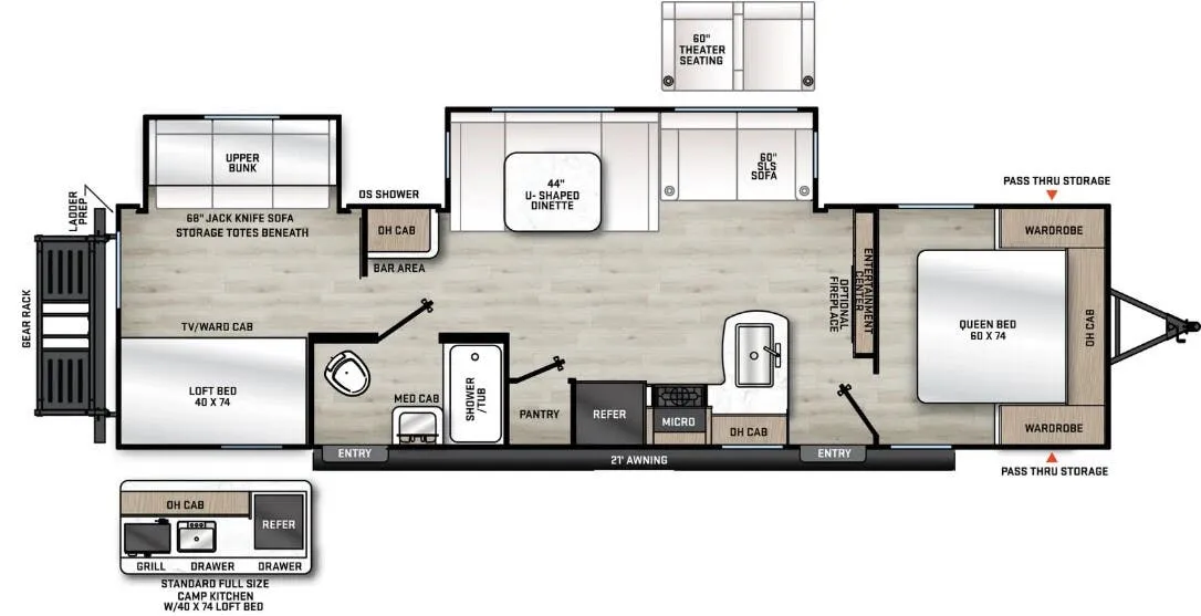 Coachmen Catalina Legacy Edition 323BHDSCK floor plan