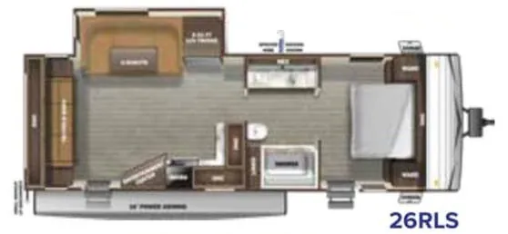 Starcraft Autumn Ridge 26RLS floor plan