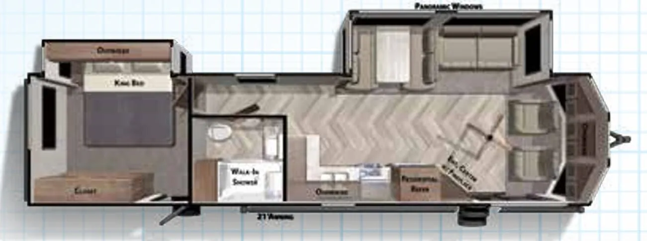 Forest River Salem Villa 353FLFB floor plan