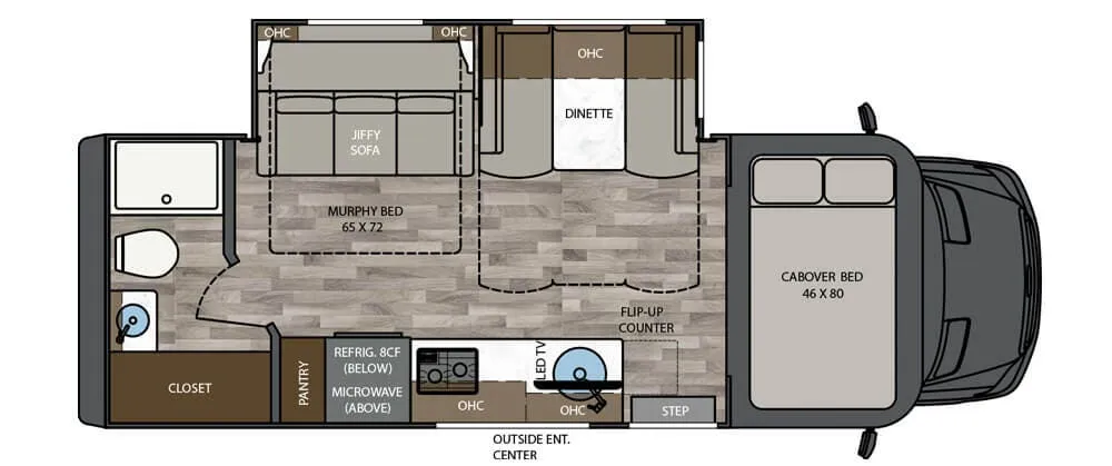 2025 Renegade RV Vienna 25RMC - Floor plan