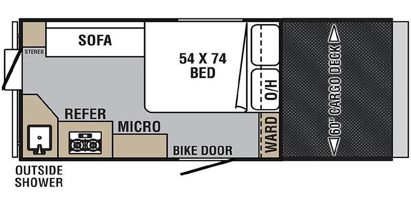 2022 Coachmen RV V-Trec V4 - Floor plan
