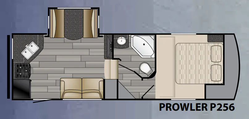 Heartland Prowler P256 floor plan