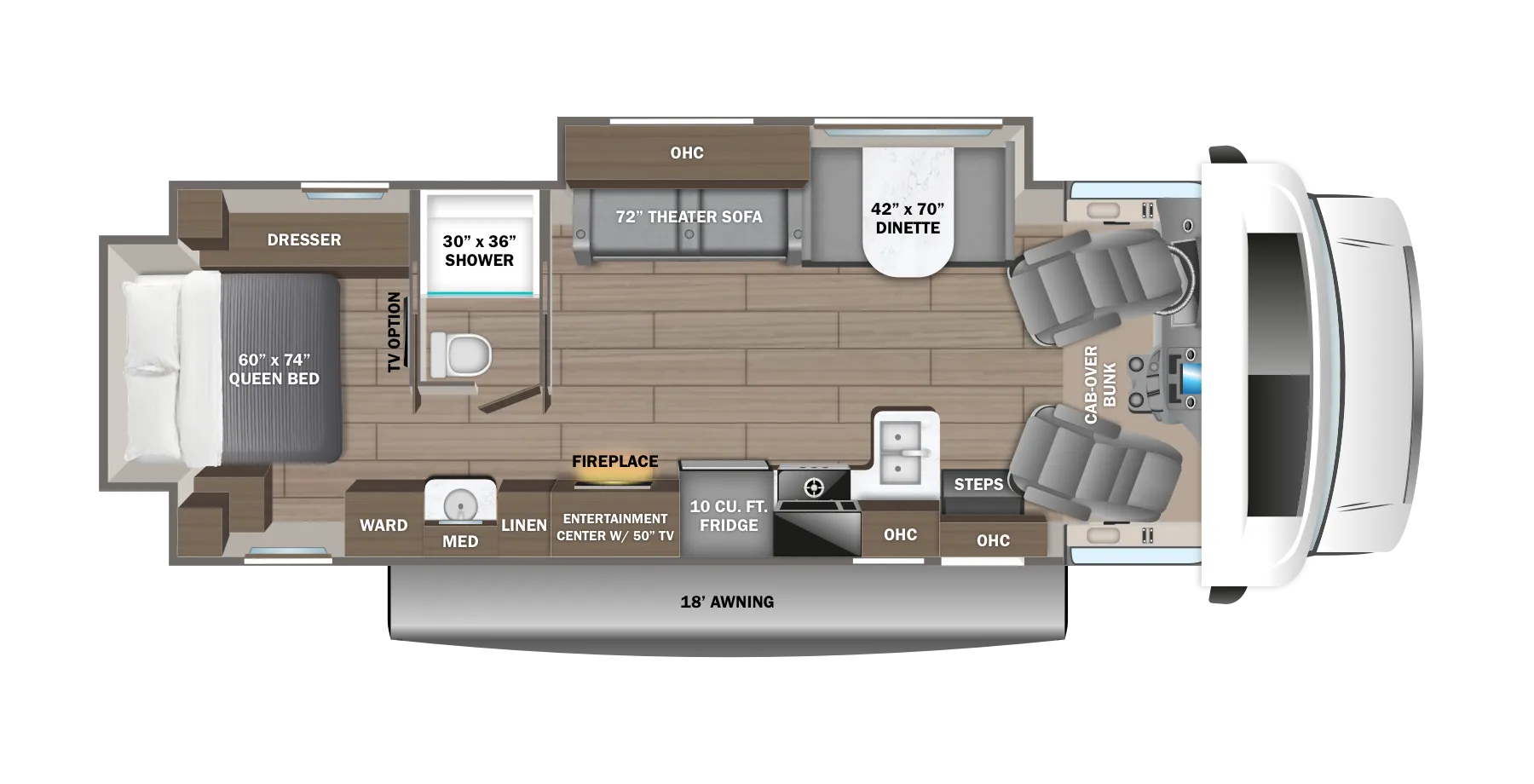2024 Jayco Greyhawk 30Z - Floor plan