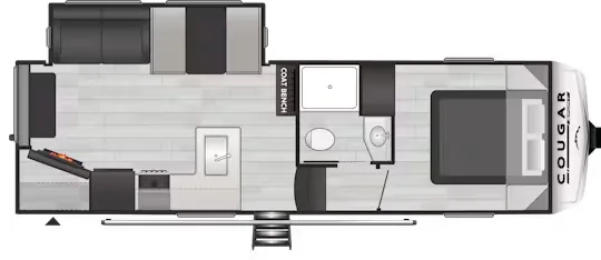 Keystone Cougar Sport 2400RE floor plan