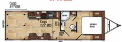 Forest River Work and Play LE 25WLE floor plan