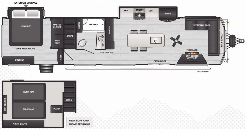 Keystone Retreat 391FLSL floor plan