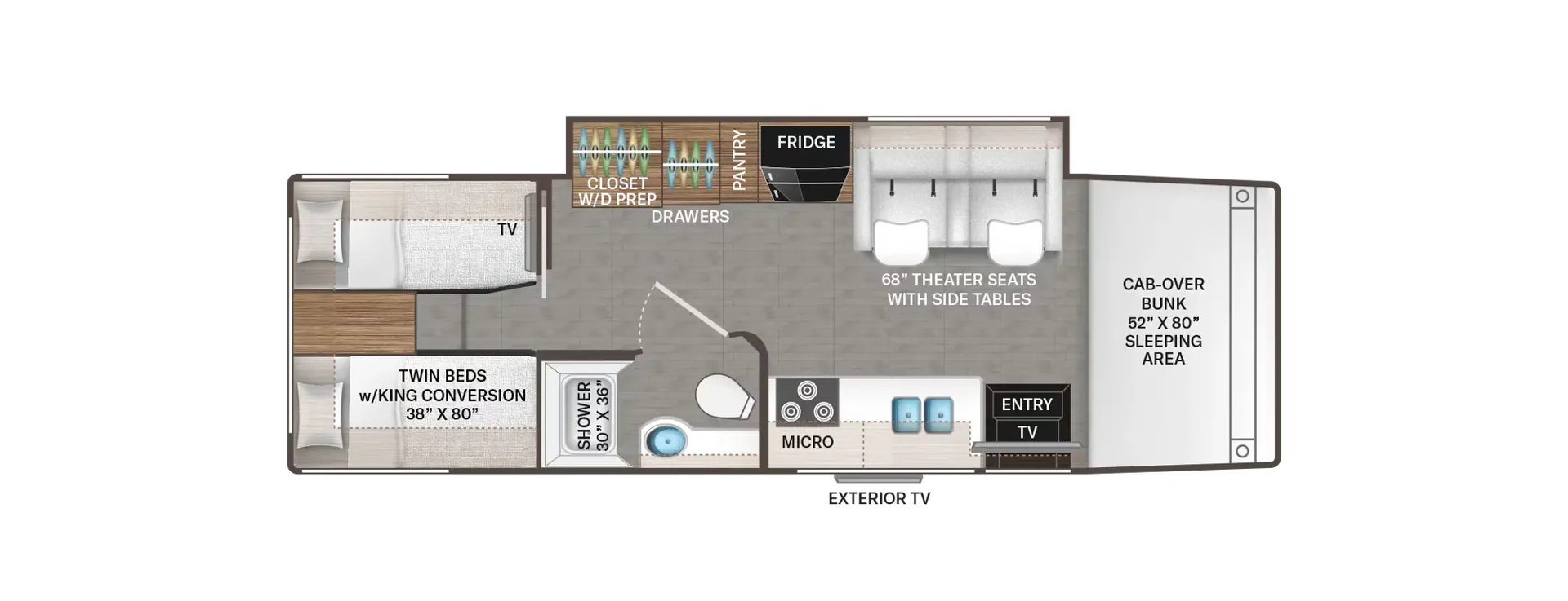 2027 Thor Motor Coach Magnitude Grand Z30 - Floor plan