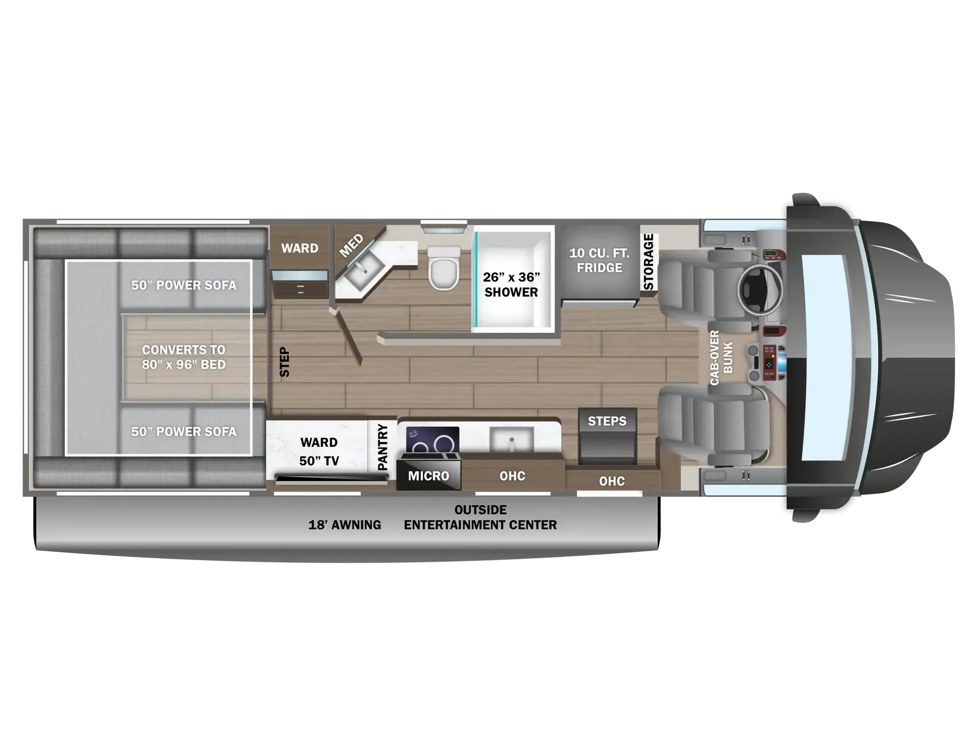 Entegra Coach Accolade XT 29T floor plan
