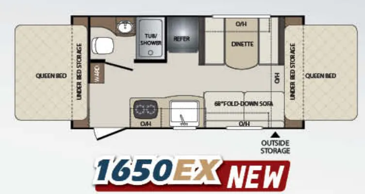 Keystone Bullet Crossfire 1650EX exterior