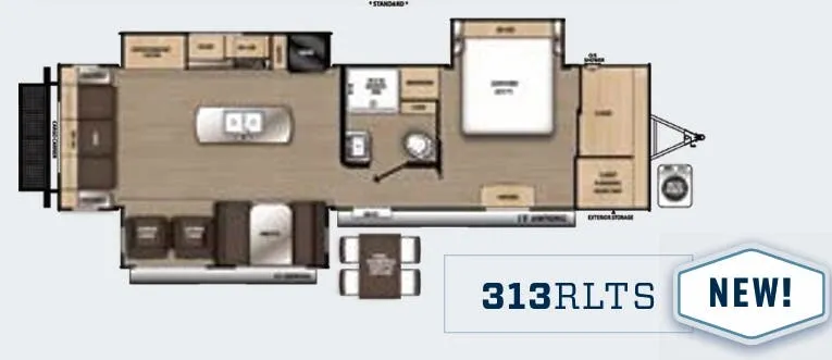 Coachmen Catalina Legacy Edition 313RLTS floor plan