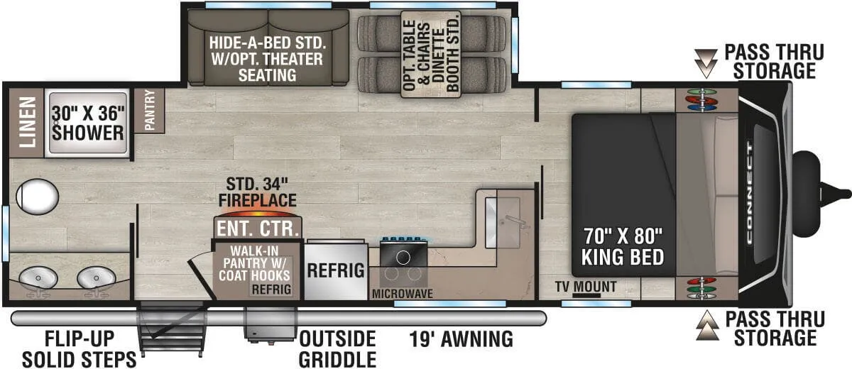 K-Z Connect C261RB floor plan