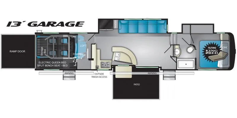 Heartland Cyclone CY 4270 floor plan