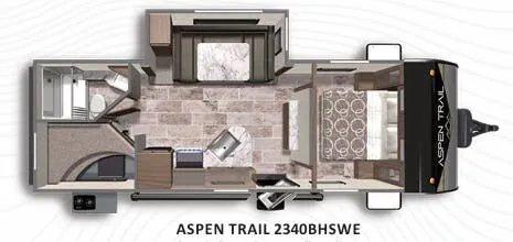 2022 Dutchmen Aspen Trail 2340BHSWE - Floor plan