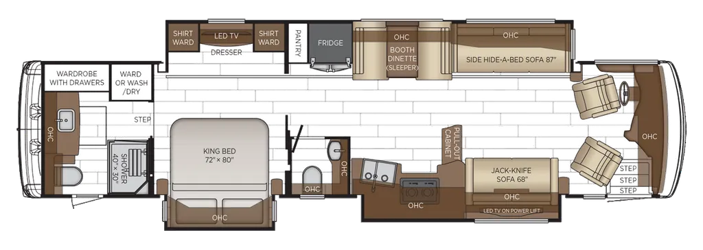2026 Newmar Dutch Star 4081 floor plan