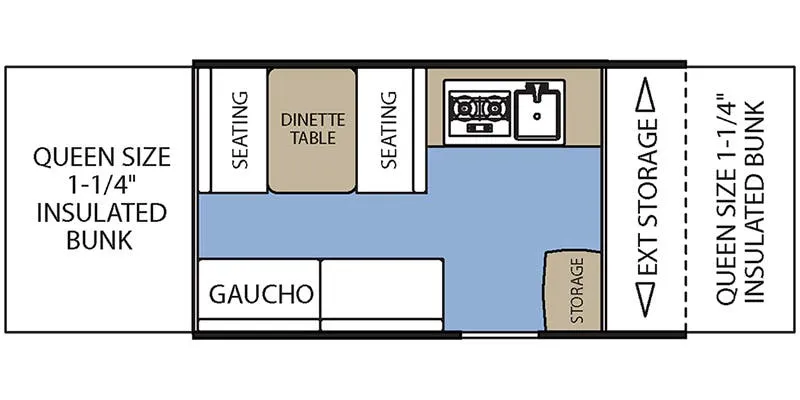 Coachmen Clipper Sport 108ST floor plan