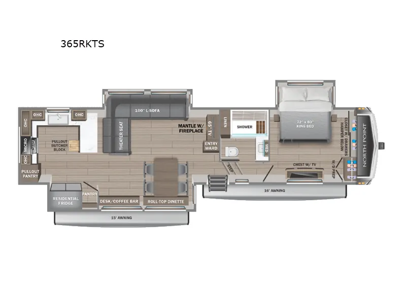 2025 Jayco North Point 365RKTS - Photo 3