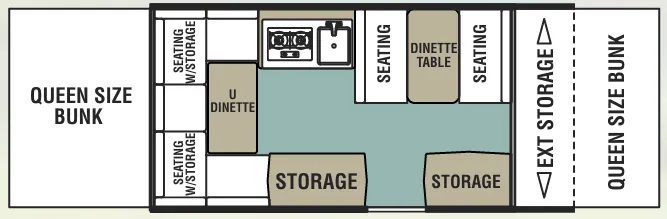 Forest River Viking LS 2308LS floor plan