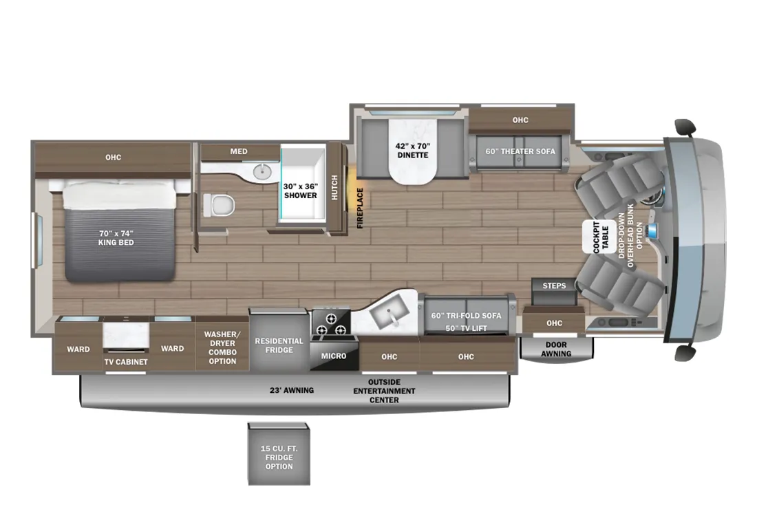 Entegra Coach Vision XL 34G floor plan