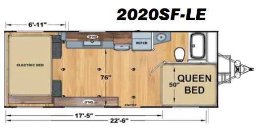 Eclipse Iconic 2020 SF-LE floor plan
