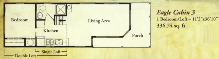 Chariot Eagle Eagle Creek EAGLE CABIN 3 floor plan