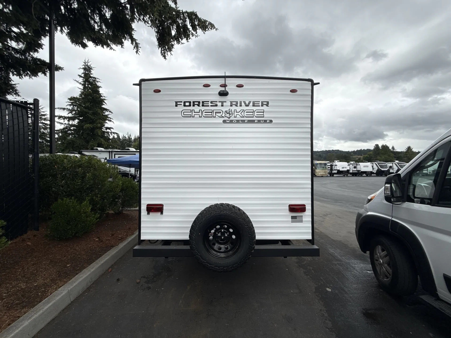 2027 Forest River Cherokee Wolf Pup 17JW — backside