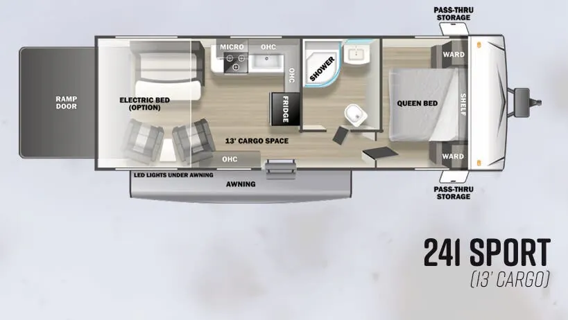 Forest River Sandstorm Sport 241 floor plan