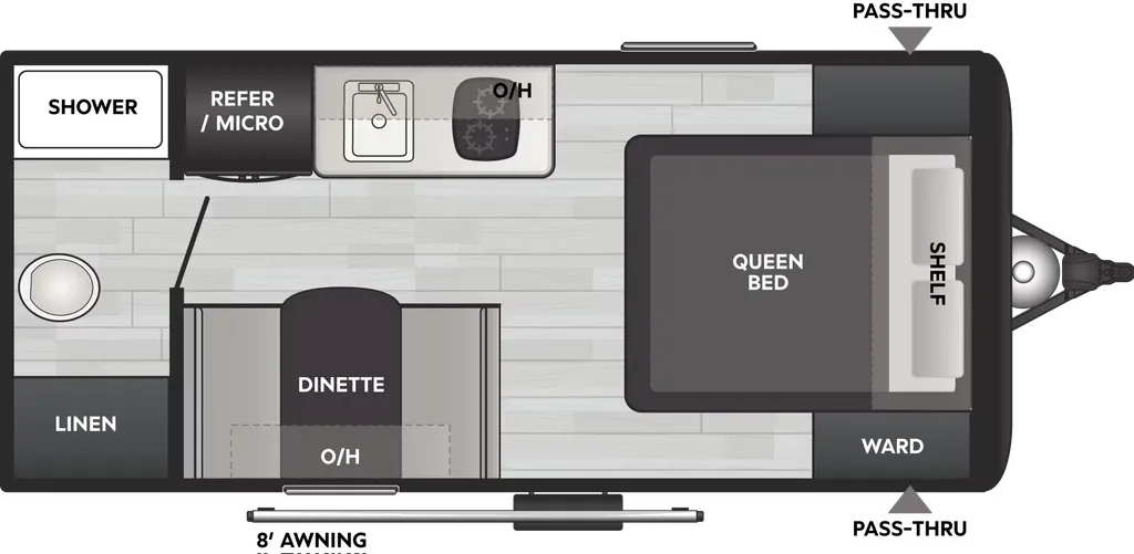 2024 Dutchmen Coleman 17R floor plan