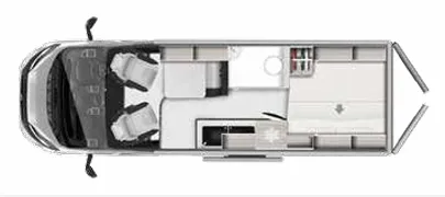 Auto-Trail Expedition 68 floor plan