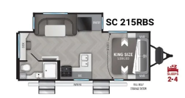 Cruiser RV Shadow Cruiser 215RBS floor plan