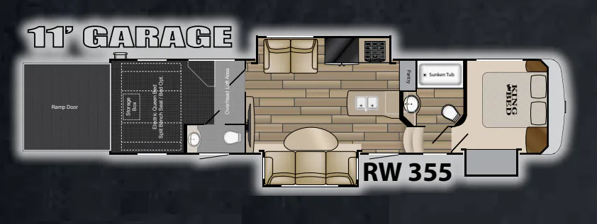 Heartland Road Warrior 355 floor plan