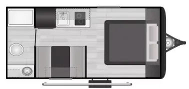 2027 Keystone Springdale Mini 1660RB - Floor plan