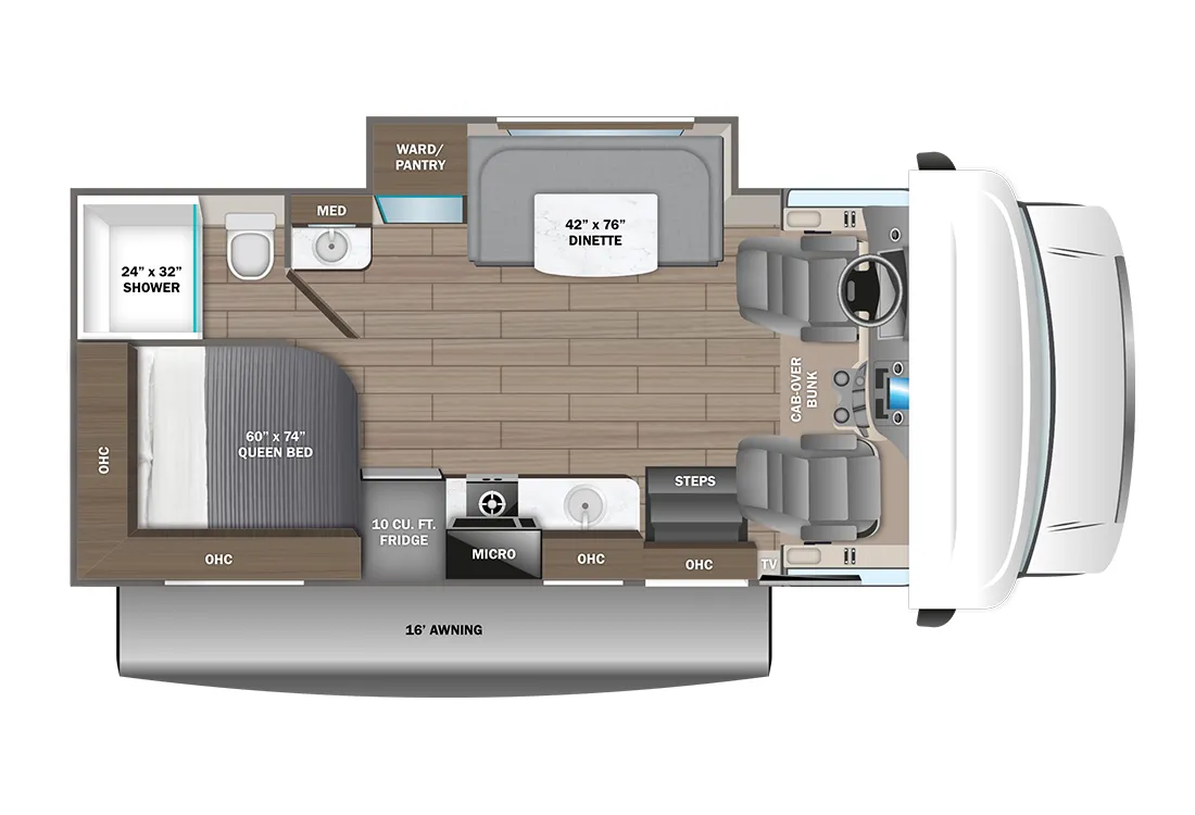 Jayco Redhawk SE 22A floor plan