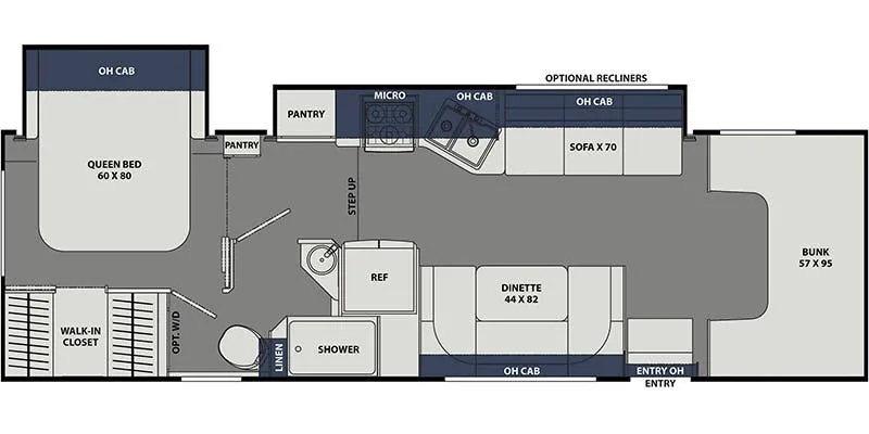 Coachmen Freelander Premier 31FS floor plan